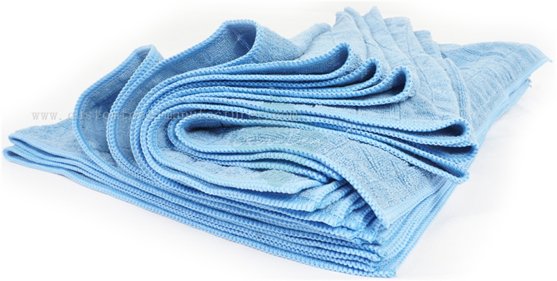 China Bulk wholesale high quality microfiber cloth supplier Bulk Bespoke Blue Quick Dry Cell Structure Towel Factory for Greece Africa